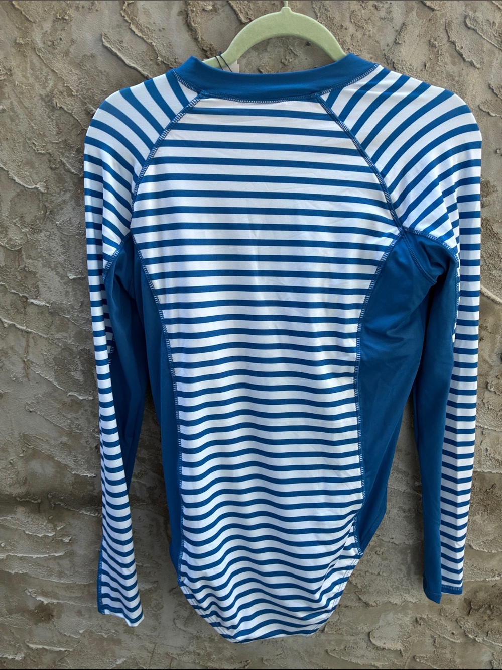 Cabana Life Blue & White Striped Long Sleeve One-Piece Rash Suit SPF 50 L - Picture 9 of 9